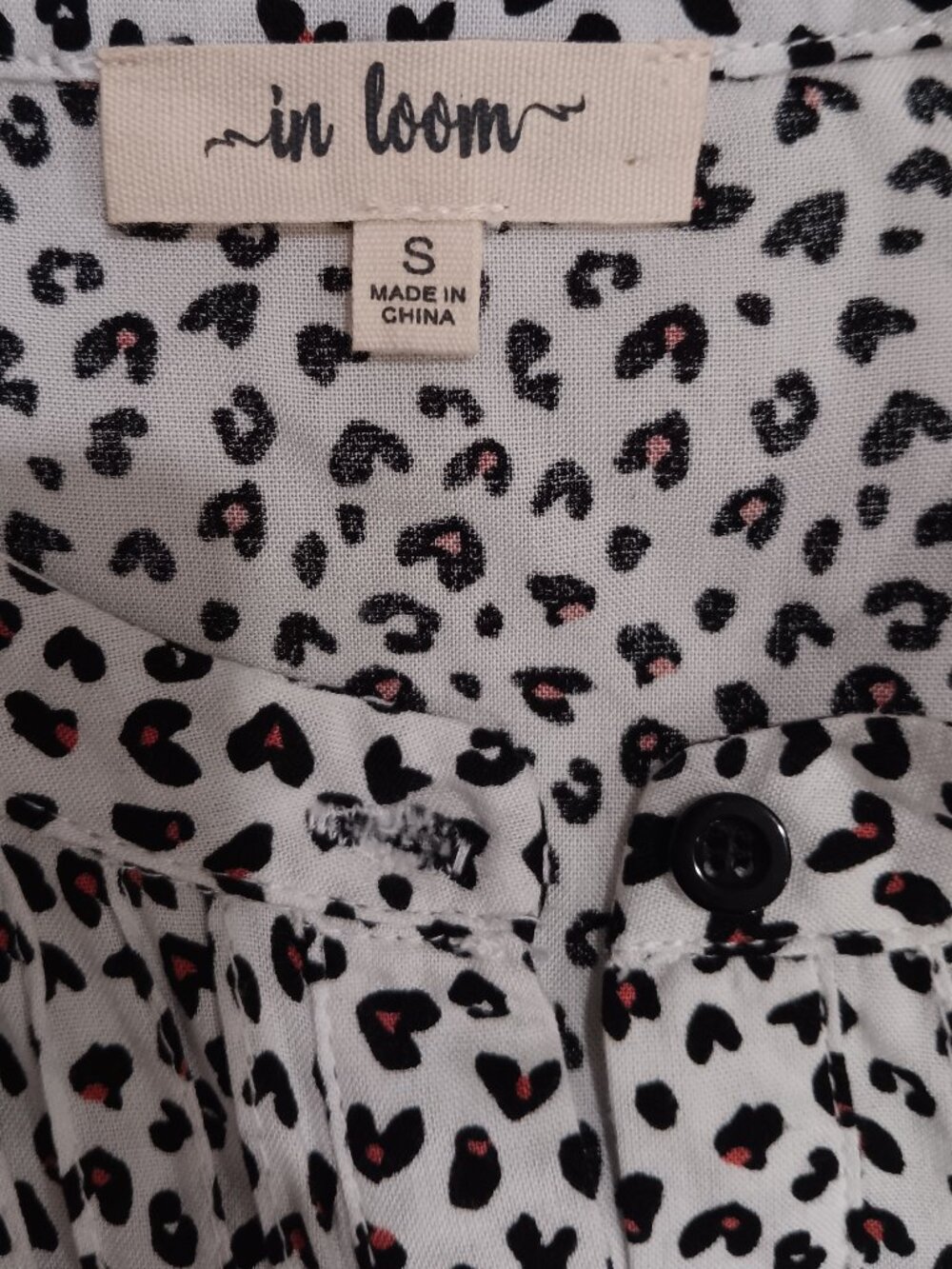 In Loom cheetah print dress / Size S - Picture 3 of 3
